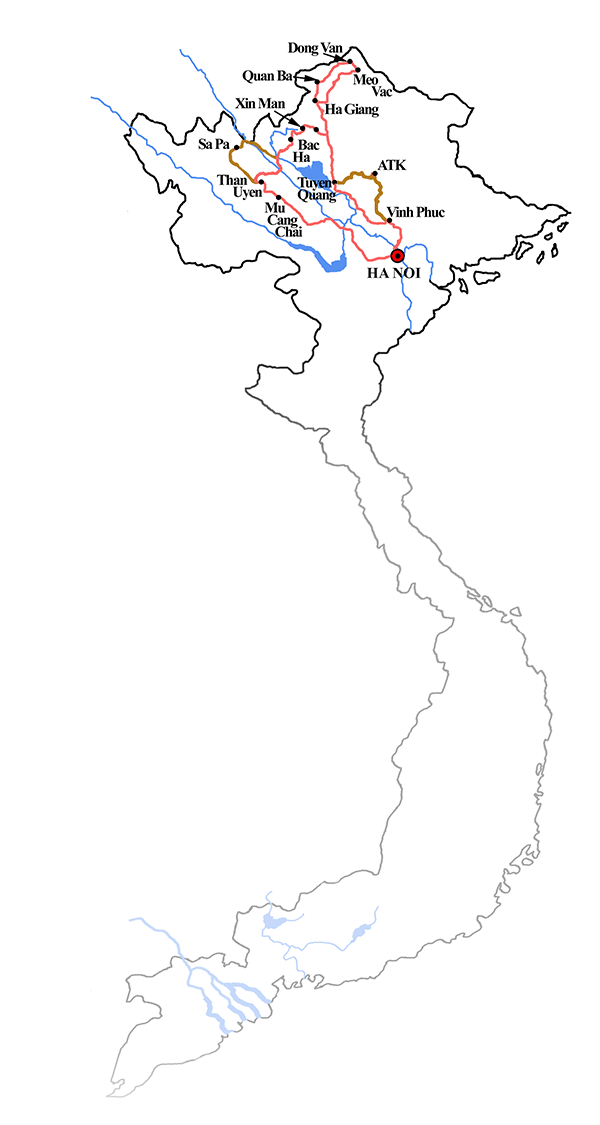Map of the Far North