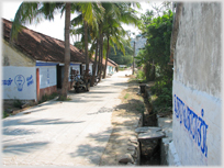 The main street of Pasumalai village.