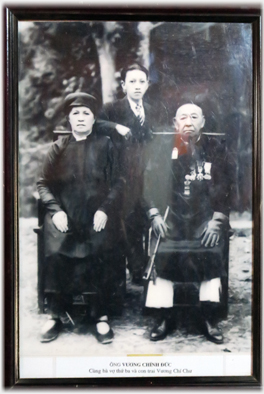 Grandfather and his parents.