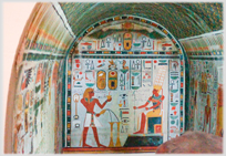 Eighteenth century BCE chapel in the Egypt Museum.