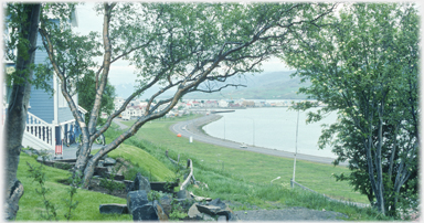 Akureyri waterfront.