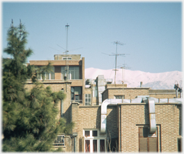 Tehran skyline.