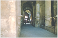 Side corridor of the Friday Mosque.