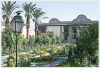 The garden of the Narenjestan in Shiraz.