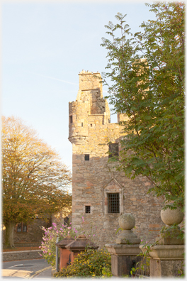 Castle corner tower.