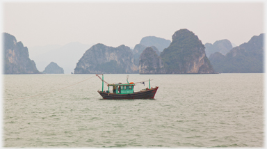 Boat in Ha Long Bay