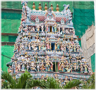 The Veeramakaliamman Temple.