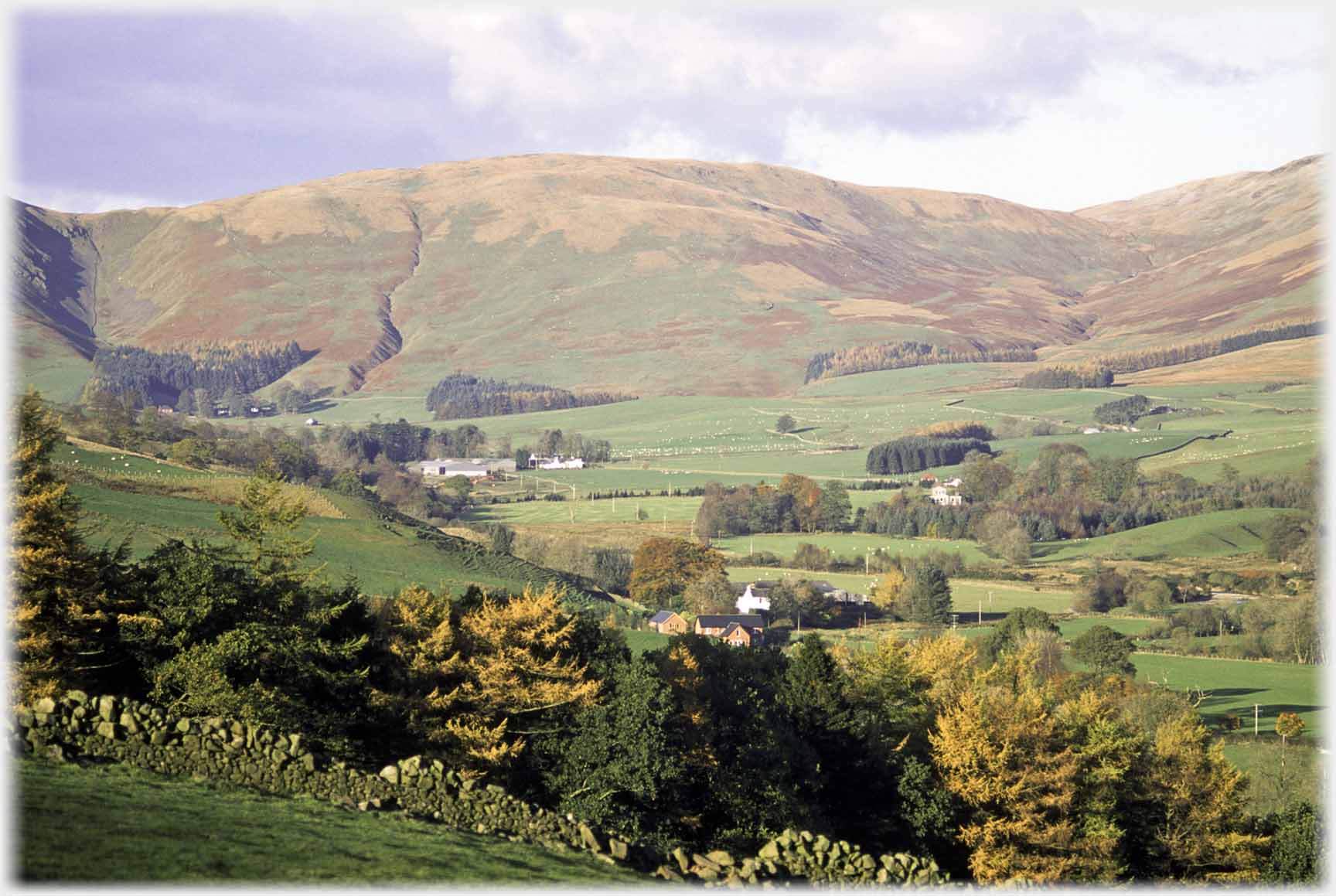 The hills behind the Broad Tae.