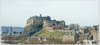 Edinburgh Castle from the south east.