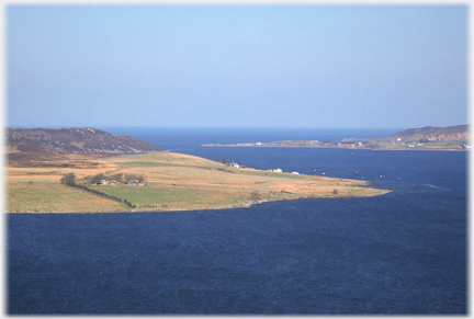 Side of the isle, end of Aultbea and the sea.