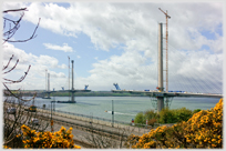 Queensferry Bridge under construction.