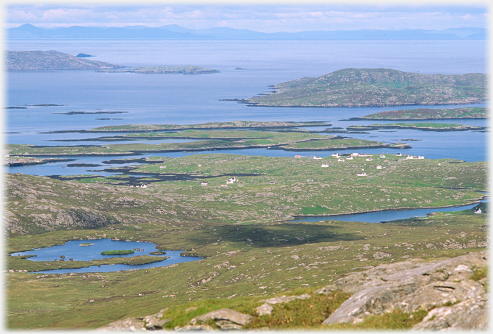 The view northwards from Hartaval.