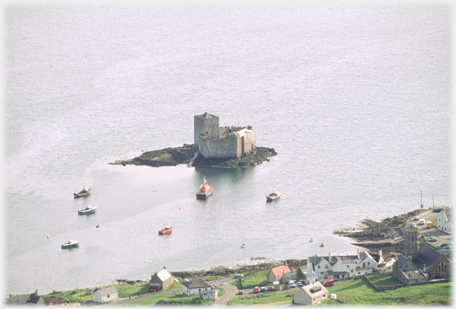Kisimul Castle in Castle Bay.