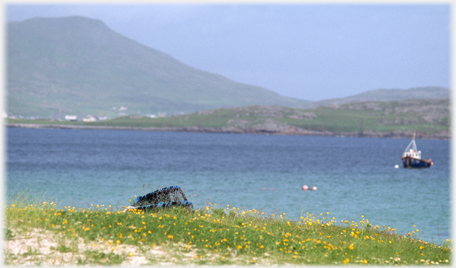 Loch with Hartaval beyond.