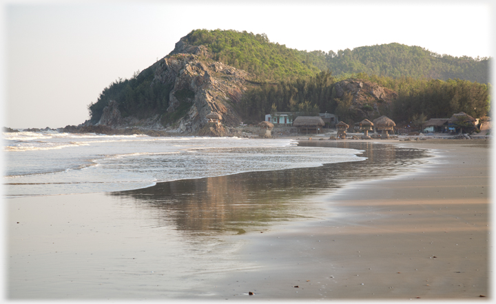 South end of Tinh Gia Beach