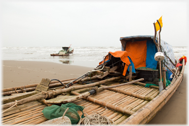 Boat on shore