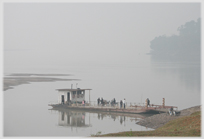 Ma River ferry.