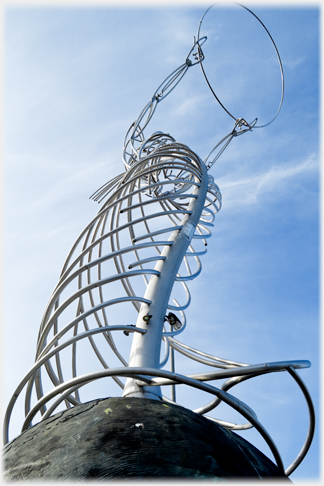 Andy Scott's sculpture 'Beacon of Hope'.