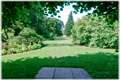 Walkway to botanic's cottage.