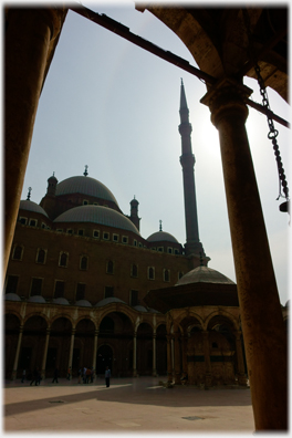 Silhouette of Mosque.