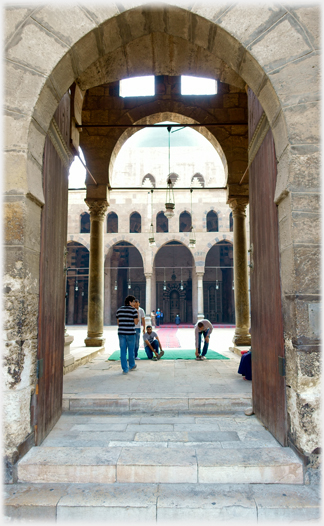 Doorway to Al-Nasir Mosque.