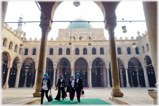 Courtyard of the mosque.
