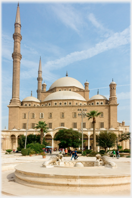 Area in front of Muhammad Ali Mosque.