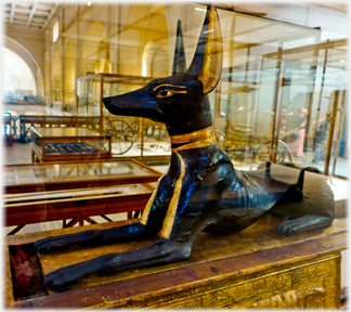 Anubis or Jackel god.