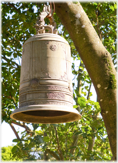 Large bronze bell.