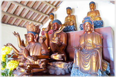 The many armed Buddha from the right.