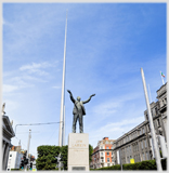 The statue of Jim Larkin in central Dublin.