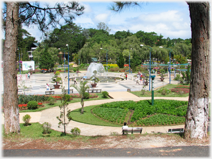 View of Flower Park.