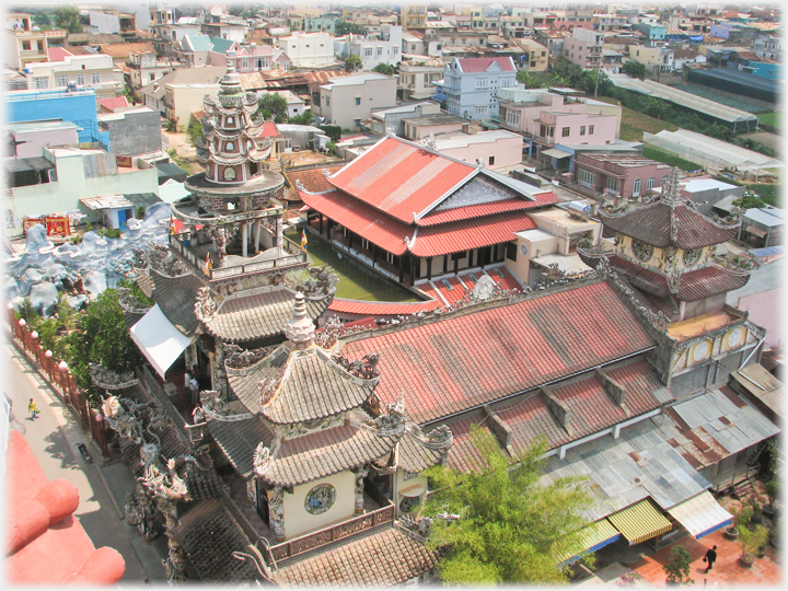 The main complex from the tower.