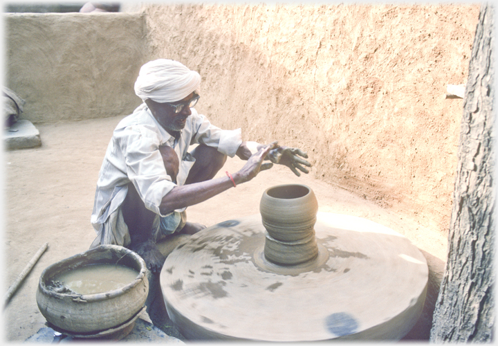 Delhi potter.