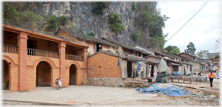 Neighbouring houses.