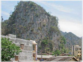 The karst in central Dong Van.