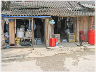 Shops by the market street.