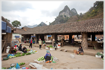 Market square in Dong Van.