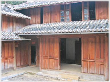 Corner of inner courtyard.