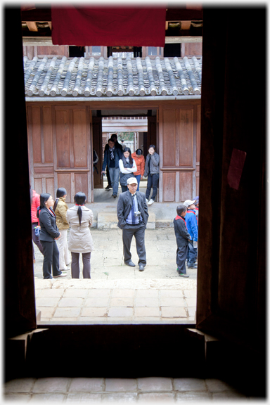 First courtyard.