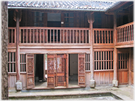 The inner courtyard.
