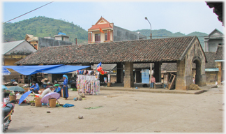 The market square.