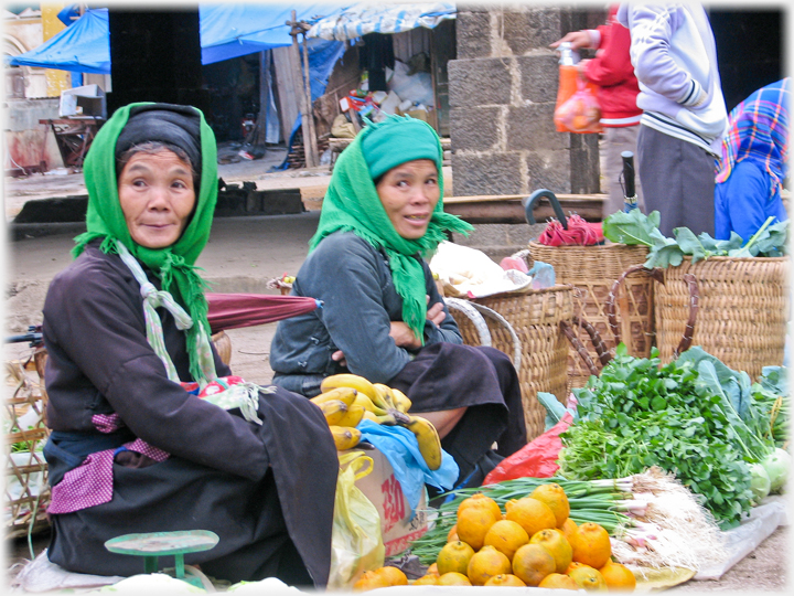 Two women traders.