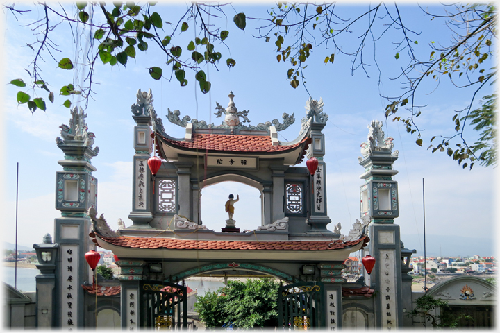 Canopy of Dot Tien entrance.