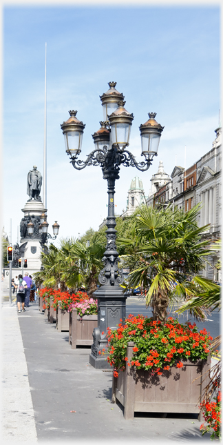 Lamp post on OConnell Street.