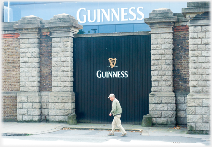 Guinness gate.