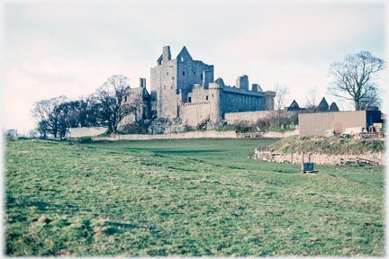 The ruined Craigmillar Castle.