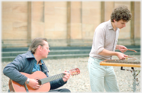 Guitar and dolcimer player.