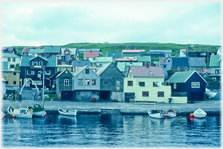 Nolsoy village and waterfront.