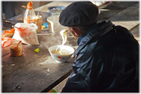 Steaming bowl of Pho.